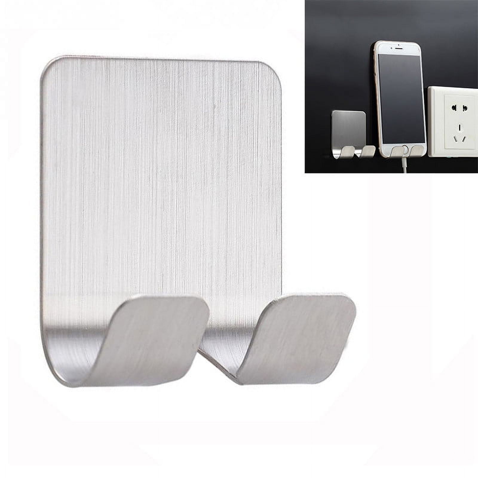 Cevemin Practical Stainless Steel Hook Storage Wall Door Mobile Phone