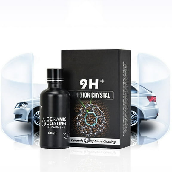 Cevemin Premium Automotive Graphene Crystal Coating – 50ml Scratch Resistance, Rain & Dirt Protection, Long-Lasting Paint Protection for All Cars