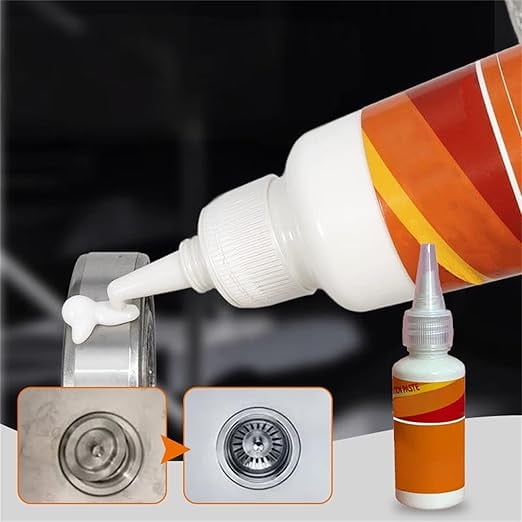 Cevemin Professional Chrome Metal Polish Cream - 60ml Heavy Duty Rust Remover & Restorer | Protective Polish with Sponge Applicator | Prevents Oxidation for Automotive, Motorcycle, Antique Metals