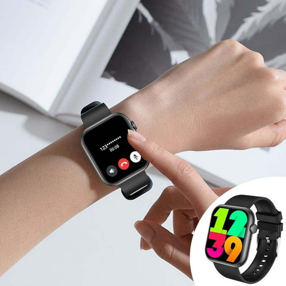 Cevemin QX7PRO Smart Sports Watch with Bluetooth Calling and HD Display - Fitness Activity Tracker for Outdoor Sports and Daily Use