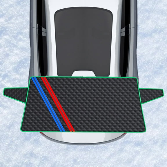 Cevemin Rear Windshield Snow Shield - Frost Proof and Windproof Car Cover for All Seasons, Compatible with 95% Cars and SUV, Size 57.5x51.2x25.6 inches