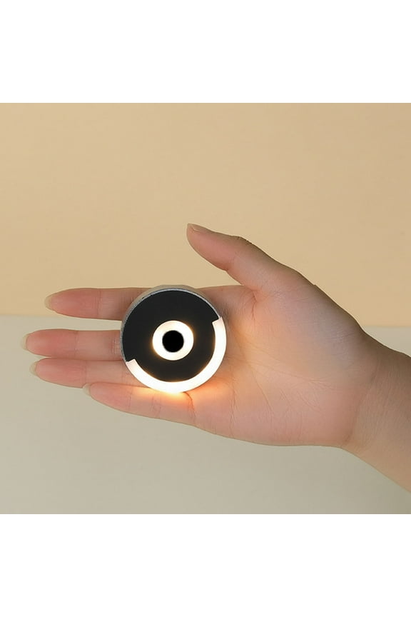 Rechargeable Circular Purse Light with Clips - Small Ambiance Lamp for Tote Bag Handbag, Christmas Valentine's Day Gift for Women