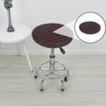thumbnail image 1 of Cevemin Round Bar Stool Cover with Elastic Bands - Anti-Slip Cloth Seat Cover for Home Kitchen Use, 1 of 6