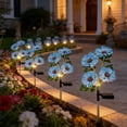 thumbnail image 1 of Cevemin Solar Powered Daisy Garden Stake Lights Outdoor Waterproof Landscape Pathway Lawn Lamp Courtyard Patio Decorative Atmosphere Night Light, 1 of 6