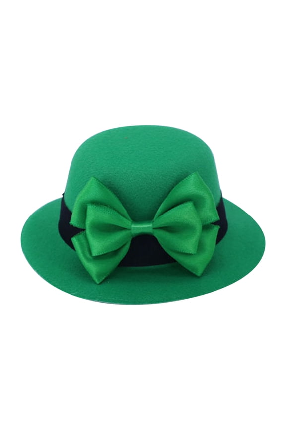 St. Patrick's Day Green Hat Hair Card Top Hat Decoration Irish Festival