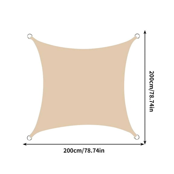 Cevemin Sun Protection Triangular Shade Sail - Outdoor Waterproof UV Resistant Easy Install Sunshade Cloth for Garden Swimming Pool Patio Backyard