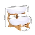 thumbnail image 1 of Cevemin Three-layer And Multi-layer Fruit Platter European-style Dry Fruit Tray And Wooden Stand Home Snack Tray Candy Tray Fruit Basket - Elegant Fruit Display Stand for Dining Table Party Decor, 1 of 8
