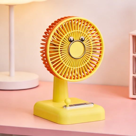 Cevemin USB Rechargeable Desktop Mini Mouse Fan Portable Quiet Small Cooling Fan For Dorm Student Office Desktop