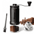 thumbnail image 1 of Ceving Manual Coffee Grinder, Stainless Steel Burrs, 60g Large Capacity, 40 External Settings, High‑Precision, Food‑Grade Plastic Body, Cosmo Black, 1 of 11