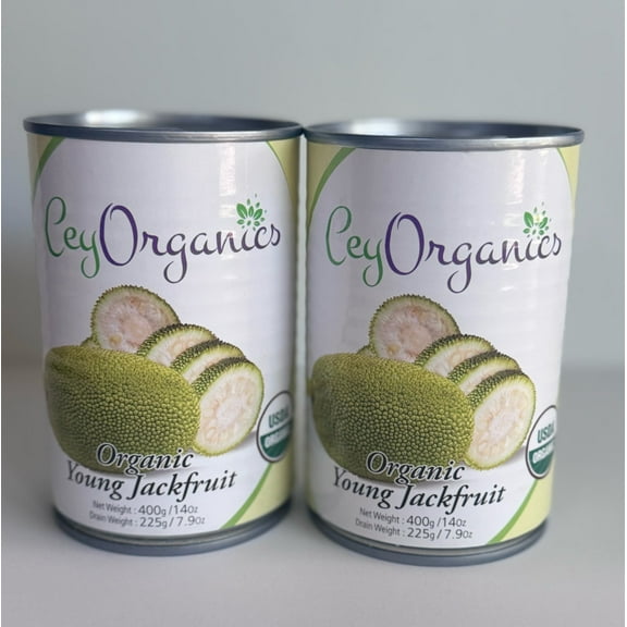 CeyOrganics Young Organic Jackfruit for Vegan diets - 2 pack