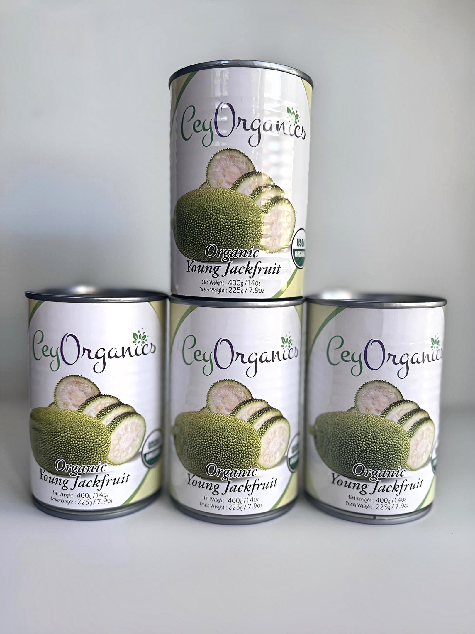 CeyOrganics Young Organic Jackfruit Vegan 4-Pack