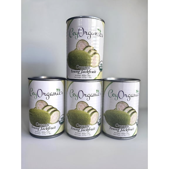 CeyOrganics Young Organic Jackfruit Vegan 4-Pack