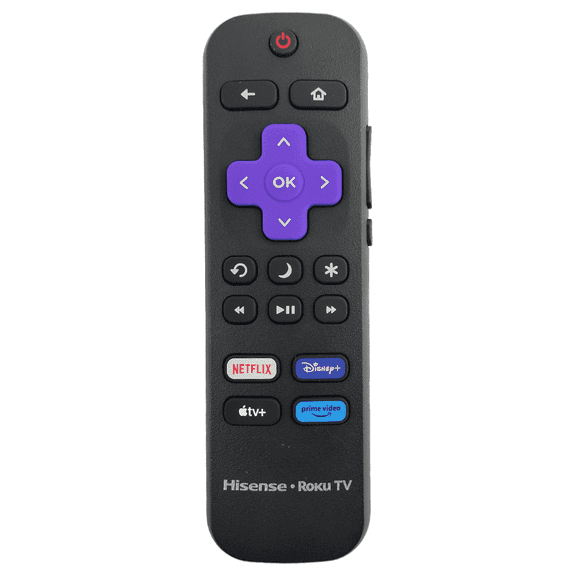Ceybo Hisense RC-ALIR / 3026000172 Roku TV Remote Control – Pre-Programmed, Streaming Shortcuts, Infrared (IR)