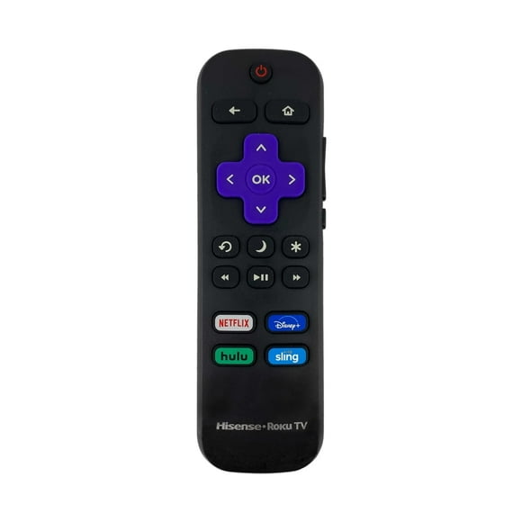 Ceybo New HU-RCRUS-22 Remote Control for Hisense Roku Smart TV's Includes Netflix Disney+ Hulu Sling Shortcuts 43R6E3 50R6E3 55R6E3