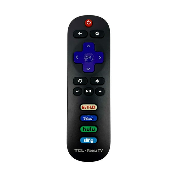 Ceybo OEM TCL ROKU RC280 TV REMOTE for LED HDTV with Netflix, Disney+, Hulu & Sling Shortcuts