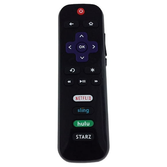 Ceybo Original RC280-ROKU-NSHS Remote Control for TCL Roku Smart TV Includes Netflix Sling Hulu & Starz Shortcuts 28S305 32S850 50UP120