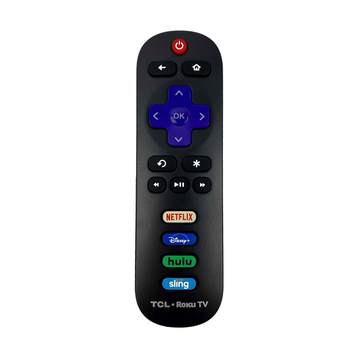 Ceybo Replacement Remote Control fit for TCL with Netflix, Hulu ...