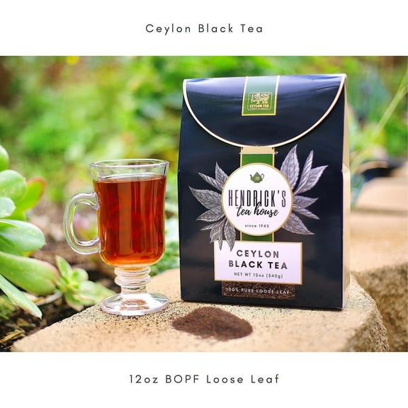 Ceylon Black Tea - 12 oz BOPF Blend Loose Leaf - Hendrick's Tea House