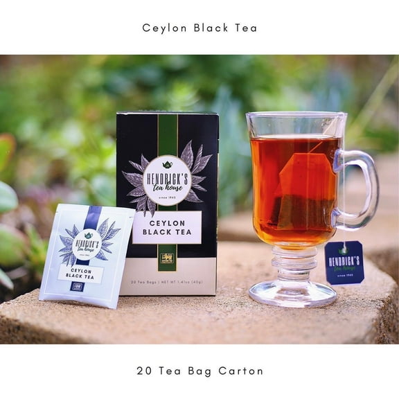 Ceylon Black Tea - 20 Tea Bag Carton - Hendrick's Tea House