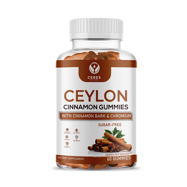 Ceres Nature's Ceylon Cinnamon Gummies Natural Blood Sugar and Heart