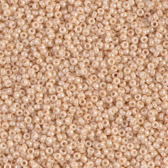 Ceylon Light Beige Miyuki Seed Beads 15/0 15-9595-TB