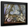 thumbnail image 1 of Cezanne, Paul 13x12 Black Modern Framed Museum Art Print Titled - Les Grand Baigneuses #1, 1 of 5