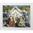 thumbnail image 1 of Cezanne, Paul 14x12 White Modern Wood Framed Museum Art Print Titled - The Eternal Feminine, 1 of 4