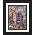thumbnail image 1 of Cezanne, Paul 14x18 Black Ornate Wood Framed with Double Matting Museum Art Print Titled - The Toilette, 1 of 4