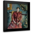 thumbnail image 1 of Cezanne, Paul 15x18 Black Modern Framed Museum Art Print Titled - Madame CÃ©zanne, 1 of 5