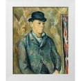 thumbnail image 1 of Cezanne, Paul 20x23 White Modern Wood Framed Museum Art Print Titled - The Artists Son, Paul, 1 of 4