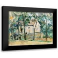 thumbnail image 1 of Cezanne, Paul 24x20 Black Modern Framed Museum Art Print Titled - House and Trees, 1 of 5