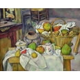 thumbnail image 1 of Cezanne "Still Life with Basket" (19th) Glossy Poster (38"x48), 1 of 3