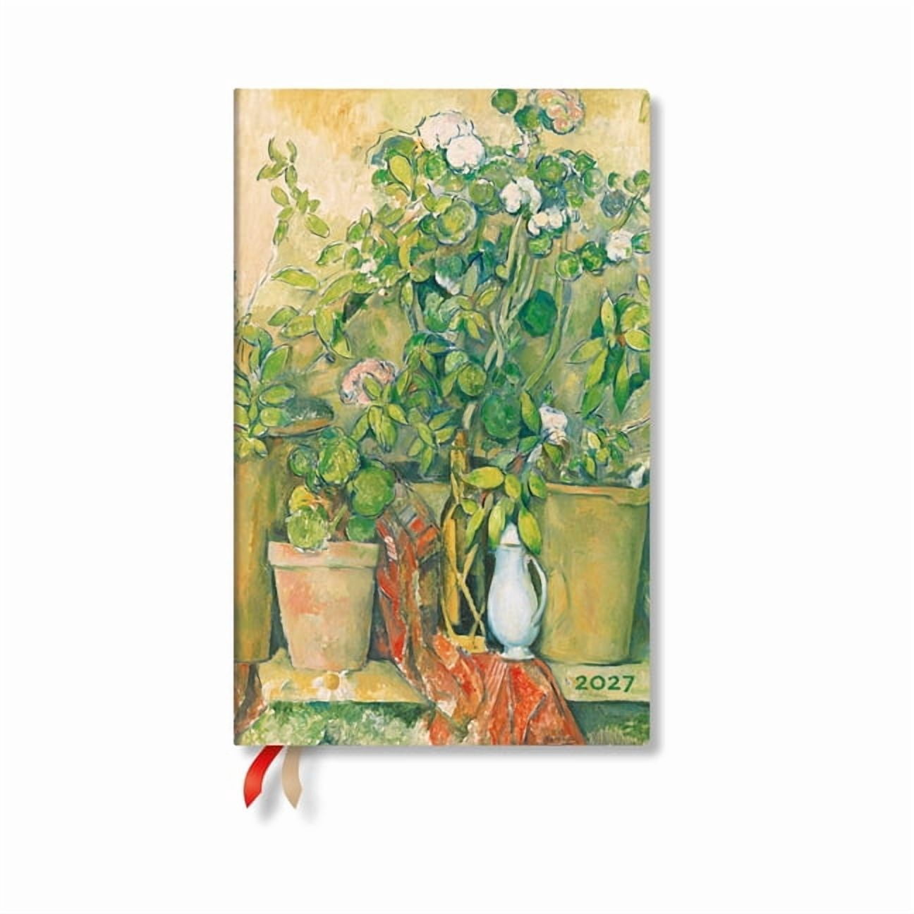 Cezanne's Terracotta Pots and Flowers 2027 Cezanne's Terracotta Pots and Flowers Maxi Softcover 12-Month Daily Planner, 400pg, 80gsm by Paperblanks, (Paperback)