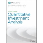Cfa Institute Investment Quantitative Investment Analysis Hardcover
