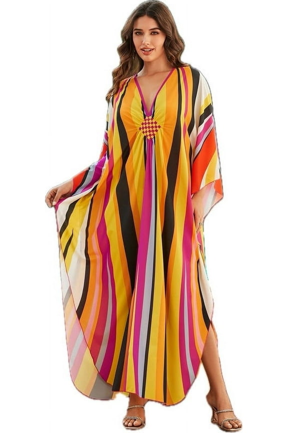 Caftan for Women Plus size Kaftan Dresses Swimsuit Cover up Beach Dress Maxi Loungewear