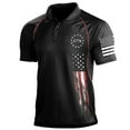Cfklopgg 2024 Red Apparel Veteran Polo Shirts for Men Gift for Men