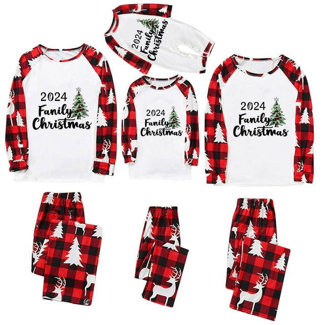 Cfklopgg Children's Place Christmas Pajamas 2024 Family Christmas