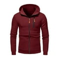 Cfklopgg Mens Large Hoodie Men'S Fall Long Sleeved Hoodie Hooded