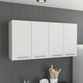 thumbnail image 1 of Cfowner 3 Door Wall Mounted Storage Cabinet, 47.20" W x 23.6" H x 13.10" D, White, 1 of 7