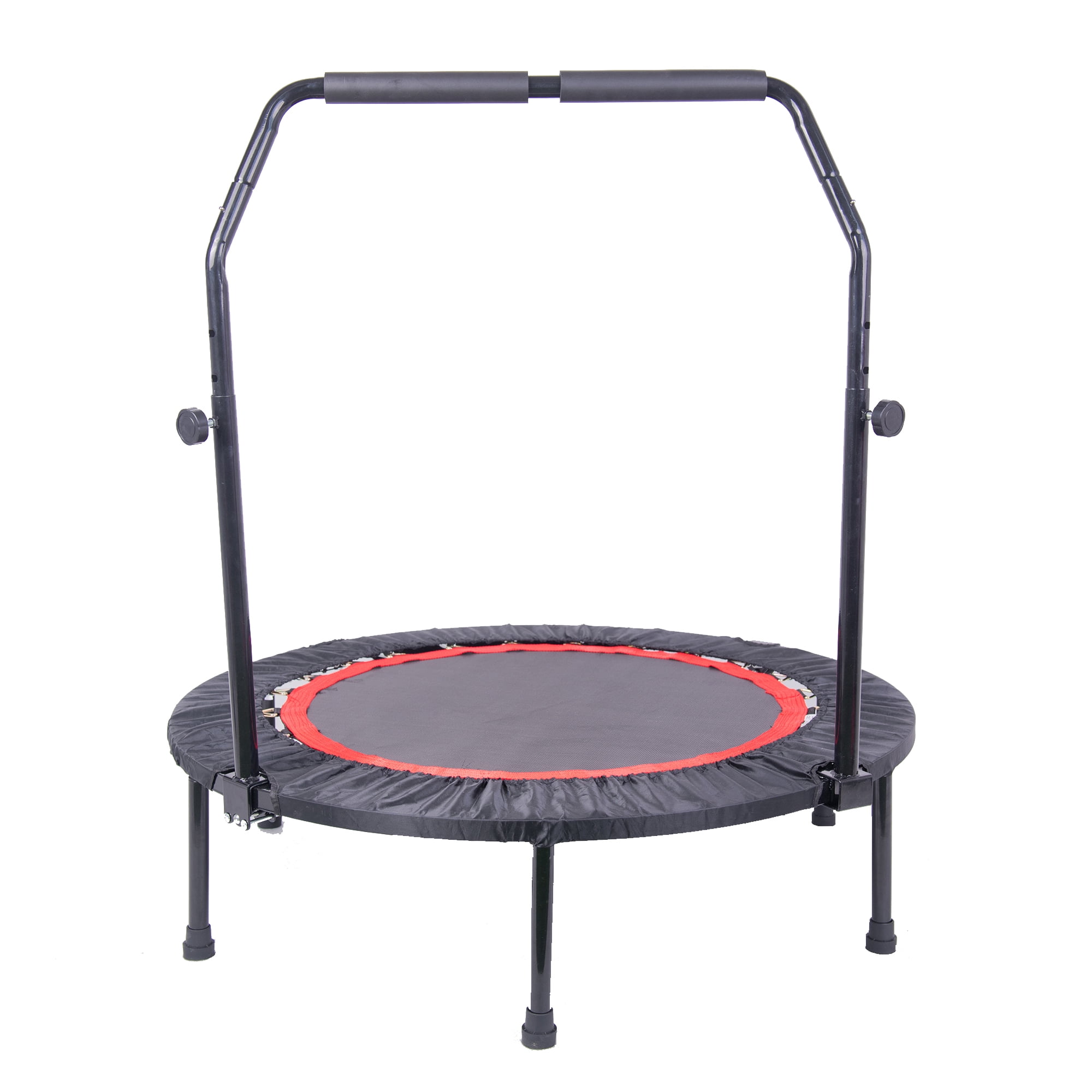 Cfowner 40 Inch Mini Exercise Trampoline for Adults or Kids, Indoor Fitness Rebounder Trampoline with Safety Pad