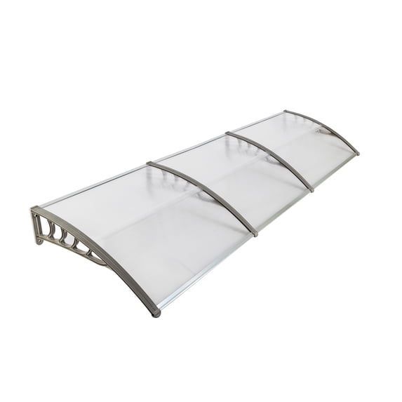 Cfowner 40 inch x 120 inch Window Awning Door Canopy Polycarbonate Cover Outdoor Front Door Patio Sun Shetter