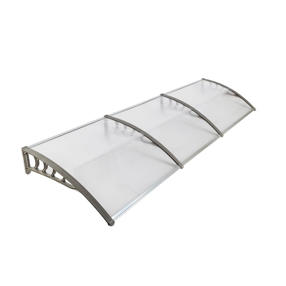 Cfowner 40 inch x 120 inch Window Awning Door Canopy Polycarbonate Cover Outdoor Front Door Patio Sun Shetter