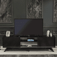 thumbnail image 1 of Cfowner 67" TV Stand for 65/70 inch TV, Modern Farmhouse Entertainment Center TV Console with Sliding Doors, 2 Storage Cabinet and Shelves, 1 of 6