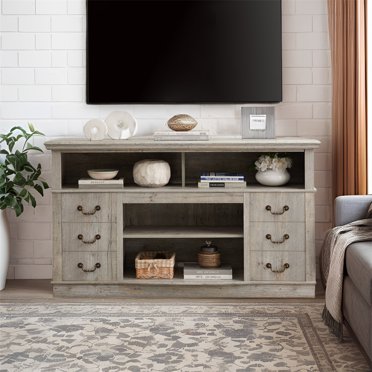 Alaterre Furniture Shaker Cottage Wood 24 inch End Table in Ivory, 1
