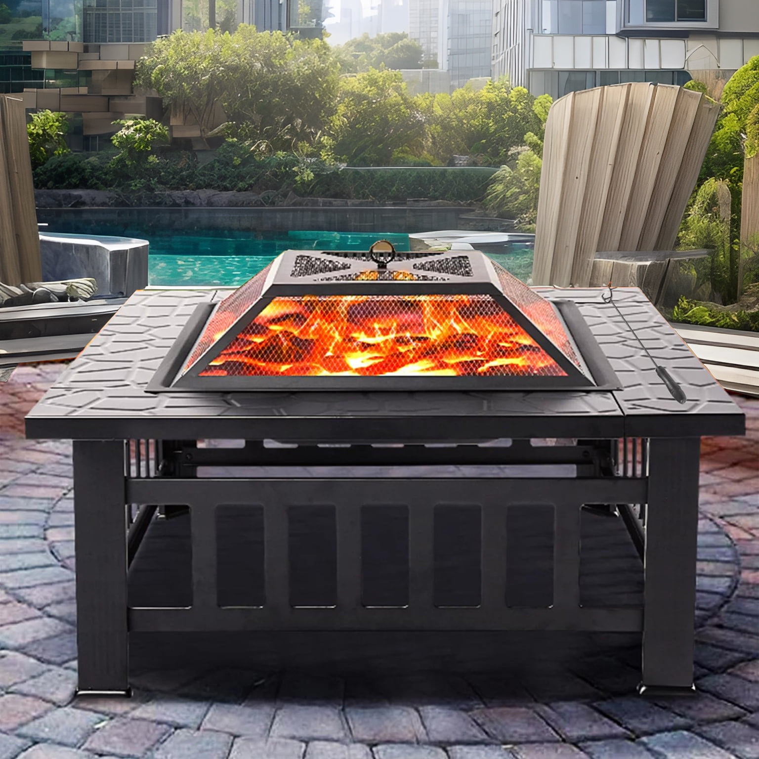 Cfowner Fire Pits for Outside, 32