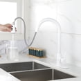 thumbnail image 1 of Cfowner Kitchen Faucet with Pull Down Sprayer, High Arc Single Handle Sink Faucet with Water Lines, Commercial Kitchen Faucets for Bar Laundry, 1 of 6