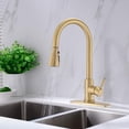 thumbnail image 1 of Cfowner Pull Down Kitchen Faucet with Sprayer, High Arc Single Handle Sink Faucet for Bar, 3 Spray Modes, 1 of 5