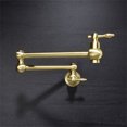 thumbnail image 1 of Cfowner Wall Mount Kitchen Faucet with Double Joint Swing Arm, Pot Filler Folding Faucet for Bar Home Living Room, 1 of 6
