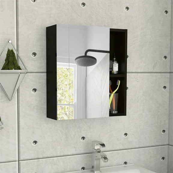 Cfowner Wall Mounted Medicine Cabinets for Bathroom with Mirror