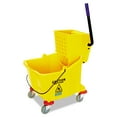 thumbnail image 1 of Flo-Pac Side-Press Bucket/Wringer Combo, 35 Qt, Yellow 3690404, 1 of 3